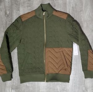 GUESS LS Halen Quilted Blocked Jacket Men’s Size M